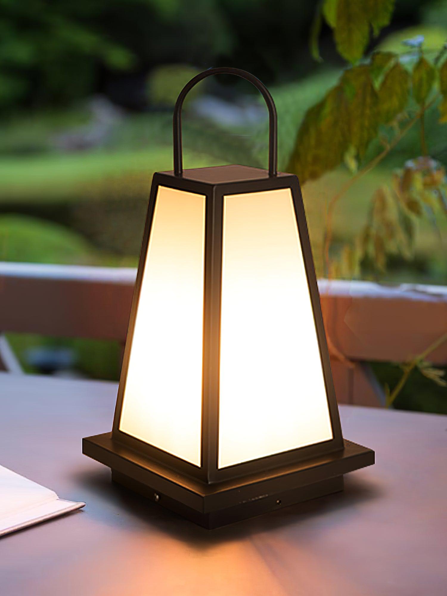 Modern Roam Lantern Outdoor Garden Landscape Table Lamp with IP65 Waterproof Rating