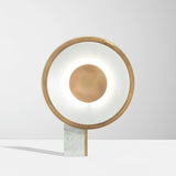 Modern Marble and Gold LED Table Lamp Luxury Desk Light for Bedroom and Living Room