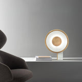 Modern Marble and Gold LED Table Lamp Luxury Desk Light for Bedroom and Living Room