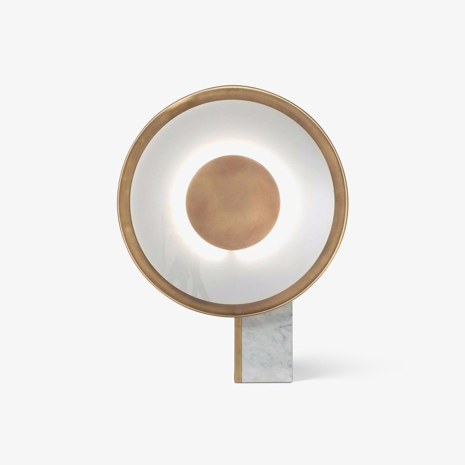 Modern Marble and Gold LED Table Lamp Luxury Desk Light for Bedroom and Living Room