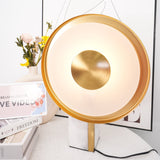 Modern Marble and Gold LED Table Lamp Luxury Desk Light for Bedroom and Living Room