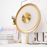 Modern Marble and Gold LED Table Lamp Luxury Desk Light for Bedroom and Living Room