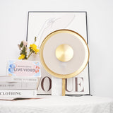 Modern Marble and Gold LED Table Lamp Luxury Desk Light for Bedroom and Living Room