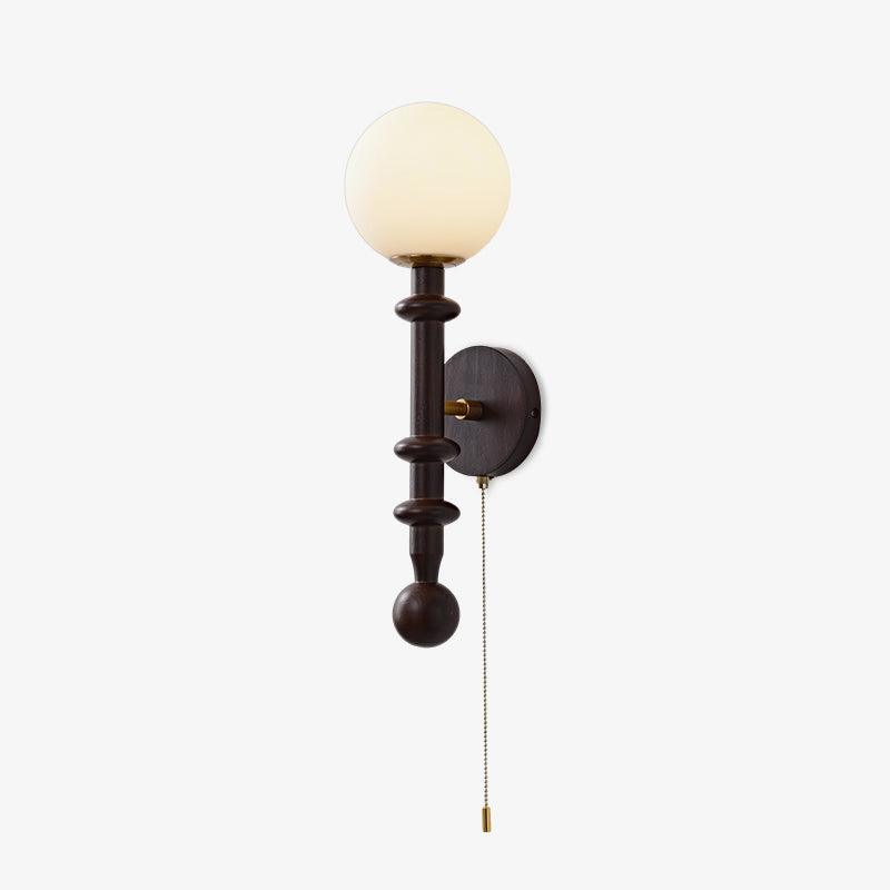 vintage-roman-column-wall-sconce-with-walnut-wood-accents-and-glass-shade-for-indoor-lighting