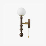 vintage-roman-column-wall-sconce-with-walnut-wood-accents-and-glass-shade-for-indoor-lighting