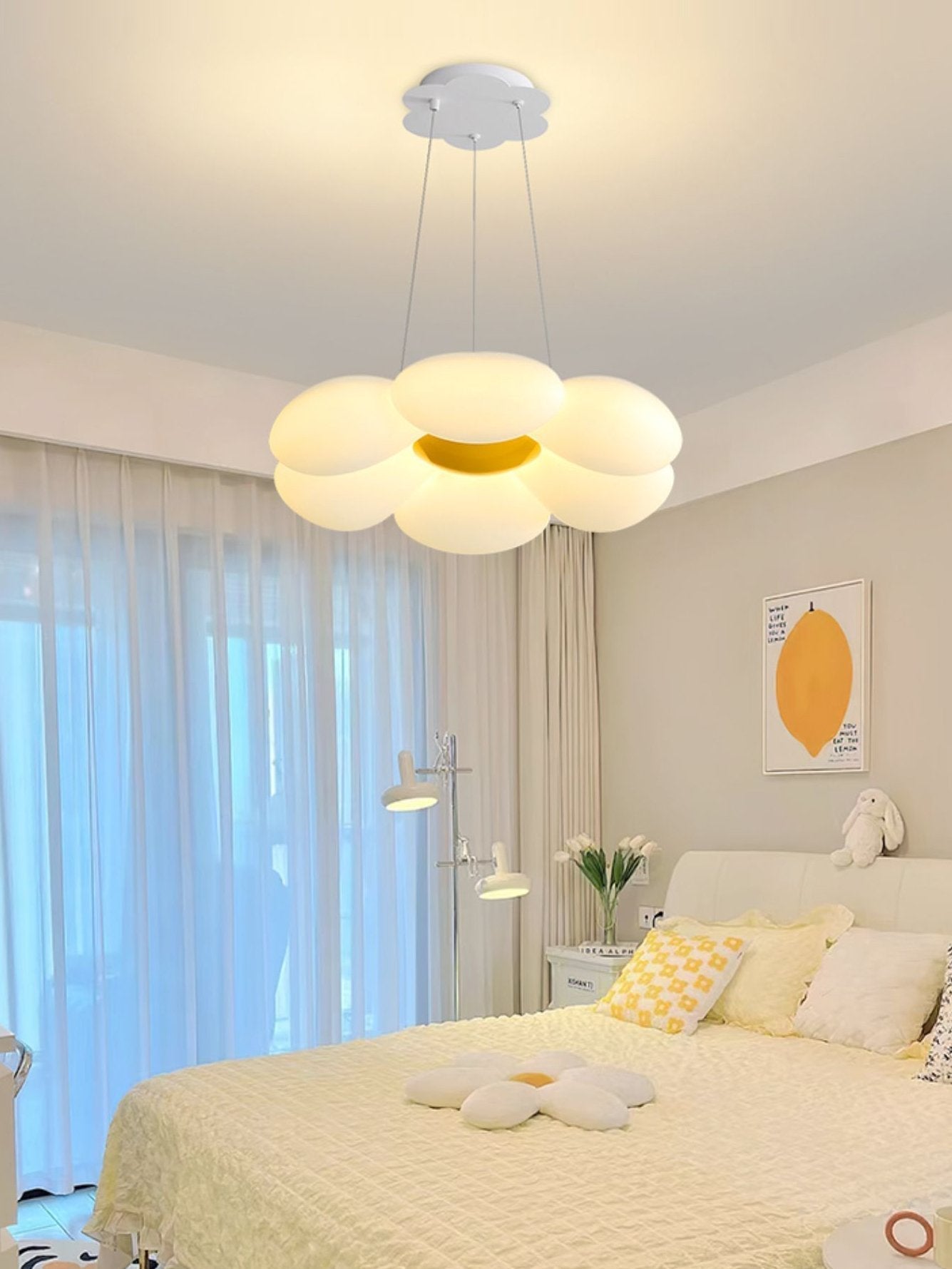 modern-floral-led-hanging-light-with-pe-rotomoulding-shade-and-three-color-modes
