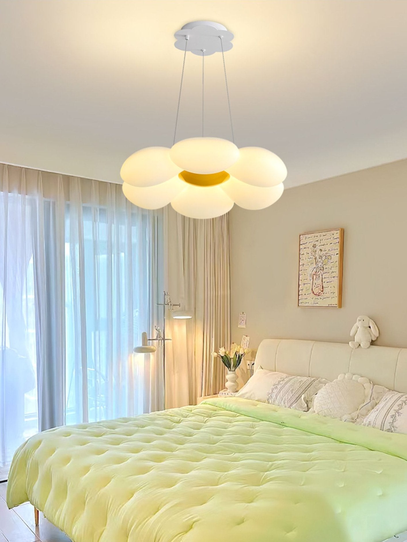 modern-floral-led-hanging-light-with-pe-rotomoulding-shade-and-three-color-modes