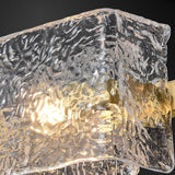 Roosevelt Modern Gold Brass Table Lamp with Clear Glass Shade and Minimalist Design
