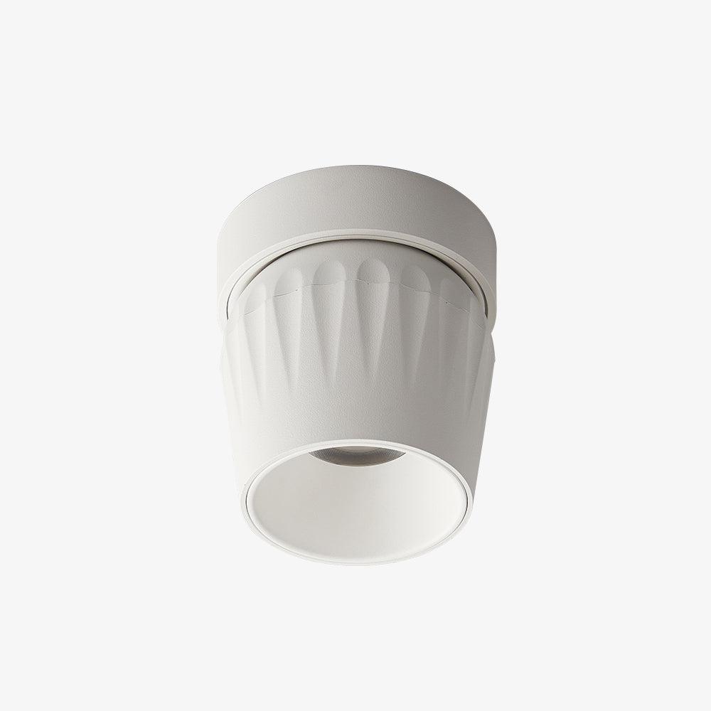 Modern Adjustable White LED Ceiling Spotlight for Targeted Interior Illumination