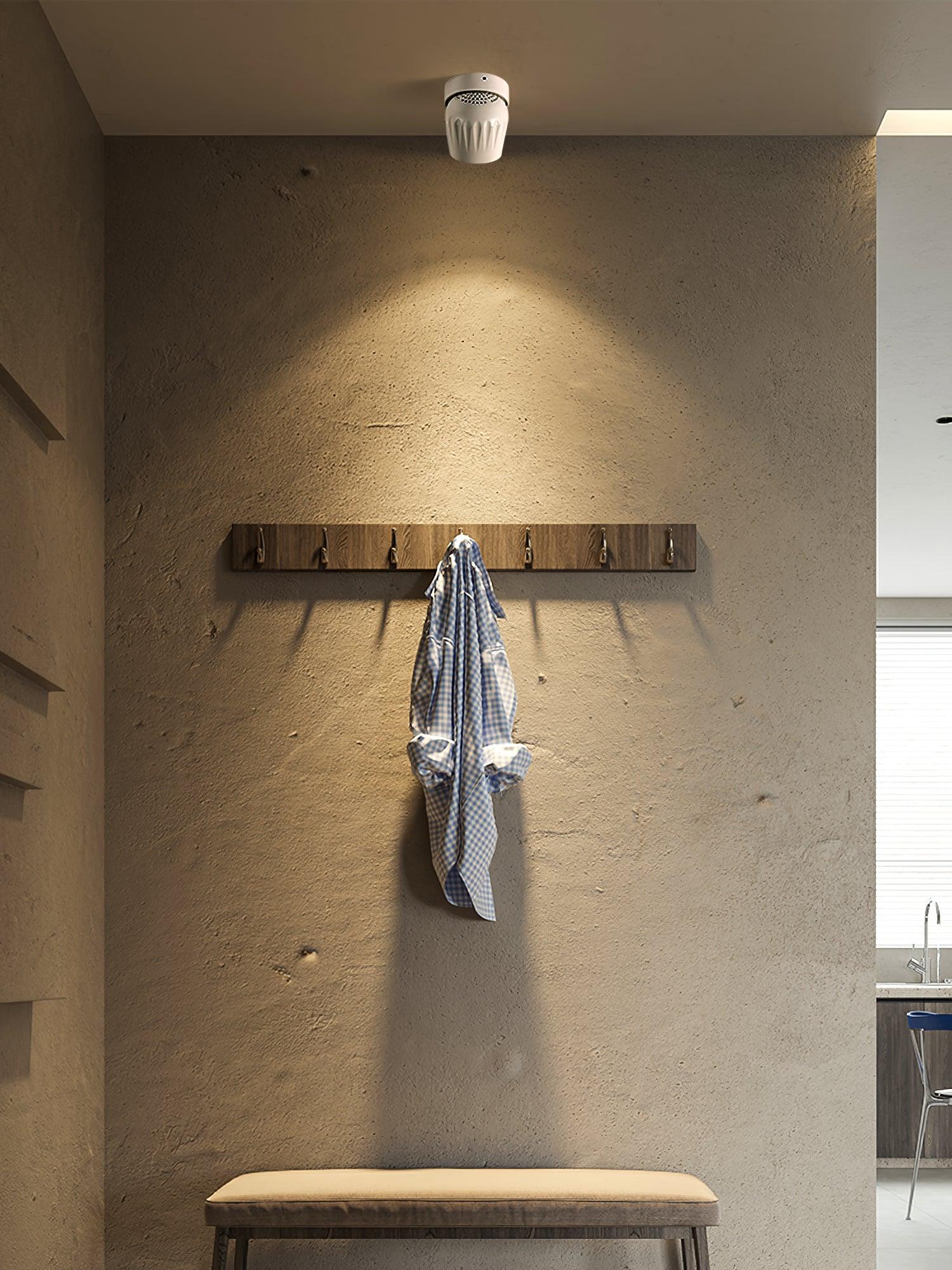 Modern Adjustable White LED Ceiling Spotlight for Targeted Interior Illumination