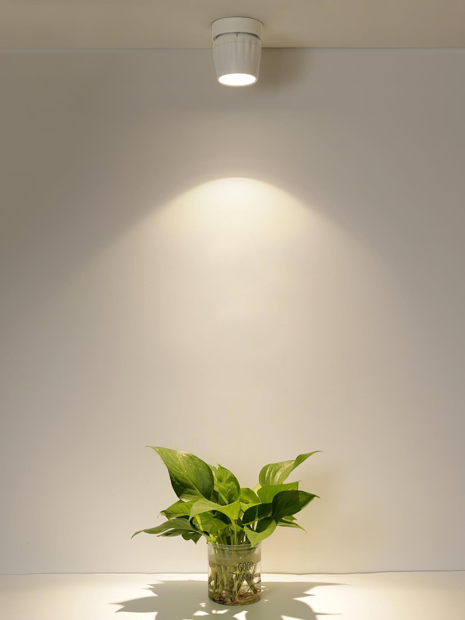 Modern Adjustable White LED Ceiling Spotlight for Targeted Interior Illumination