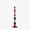 Modern Round Ball Stacking Floor Lamp with Spherical Glass Shades and Metal Base