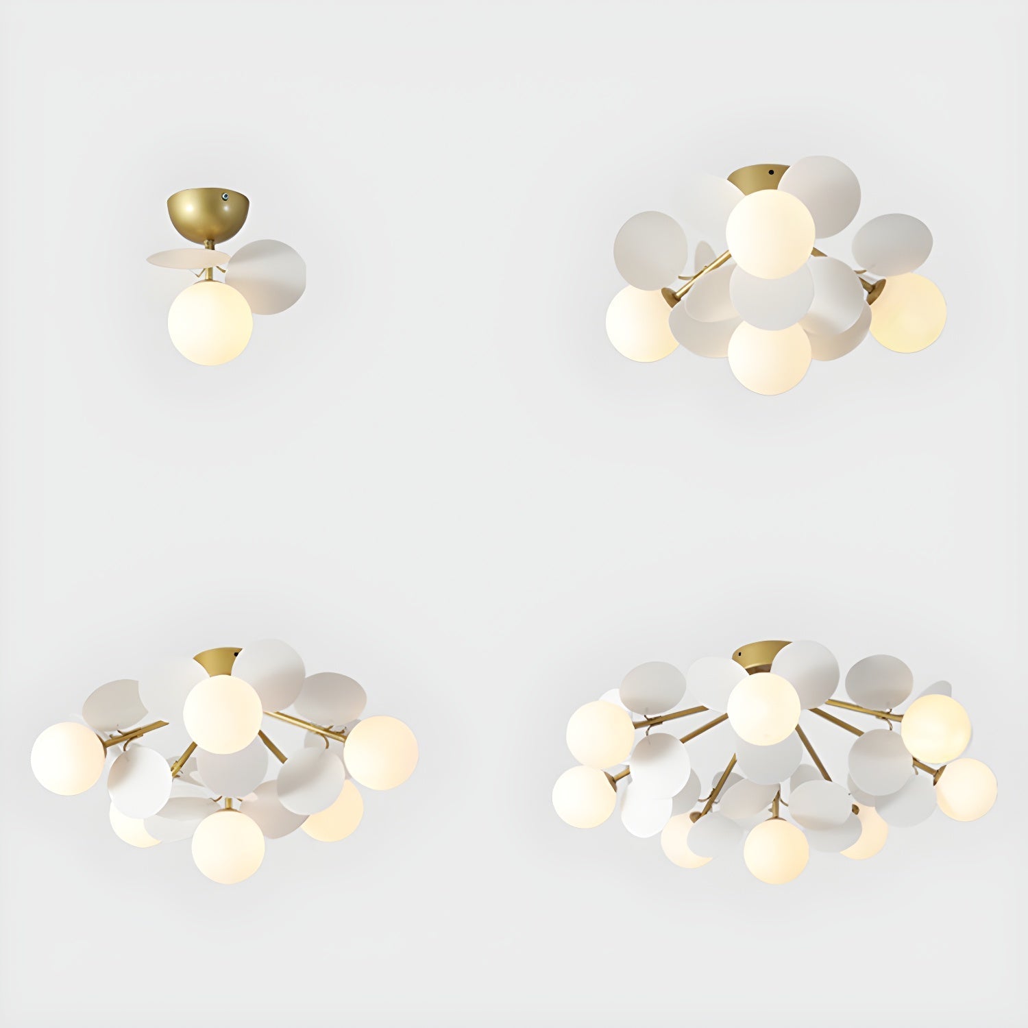 Modern Colorful Macaron Ceiling Lamp Round Glass Globe Flush Mount Light Fixture
