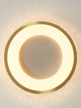 Minimalist Round Integrated LED Flush Mount Ceiling Light Modern Indoor Fixture