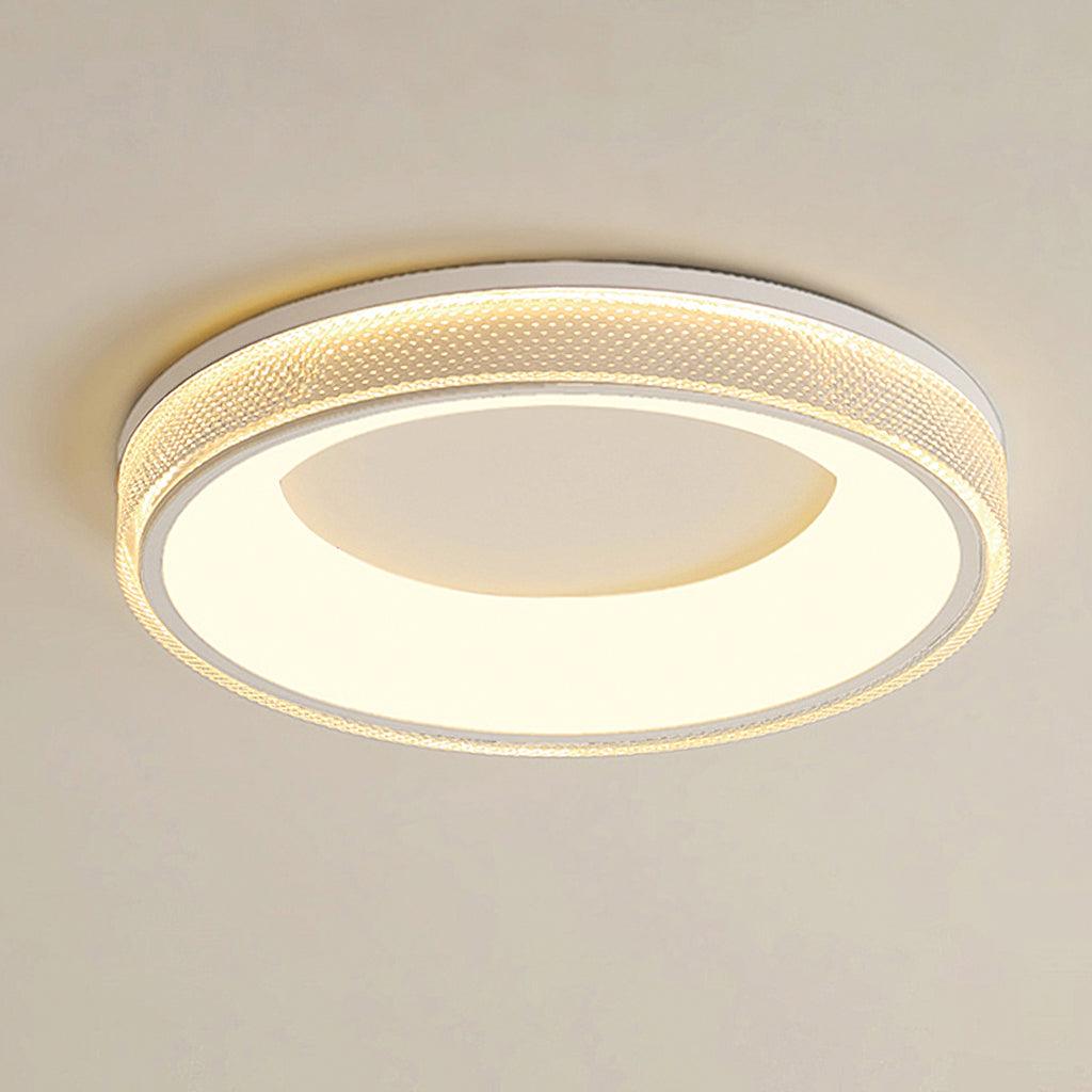 Minimalist Round Integrated LED Flush Mount Ceiling Light Modern Indoor Fixture