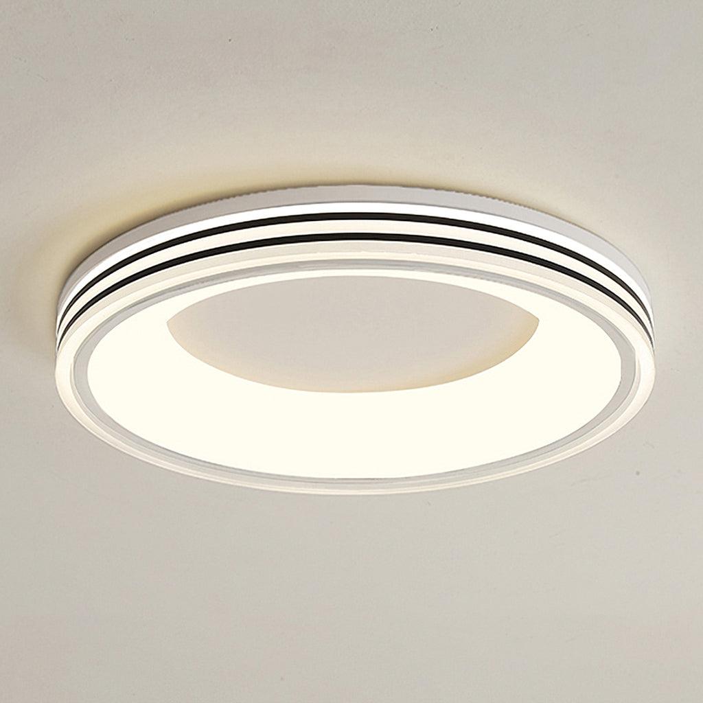 Minimalist Round Integrated LED Flush Mount Ceiling Light Modern Indoor Fixture