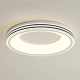 Minimalist Round Integrated LED Flush Mount Ceiling Light Modern Indoor Fixture