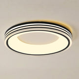 Minimalist Round Integrated LED Flush Mount Ceiling Light Modern Indoor Fixture
