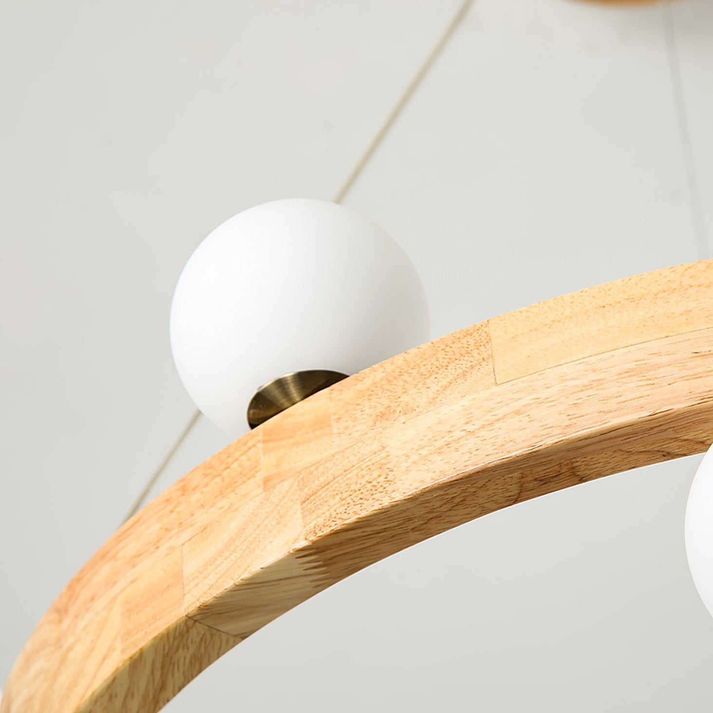 modern-rubber-wood-circle-chandelier-with-white-glass-globe-shades-for-living-room
