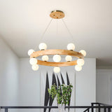 modern-rubber-wood-circle-chandelier-with-white-glass-globe-shades-for-living-room