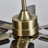 Modern Minimalist 52 Inch Metal Ceiling Fan for Living Rooms and Bedrooms