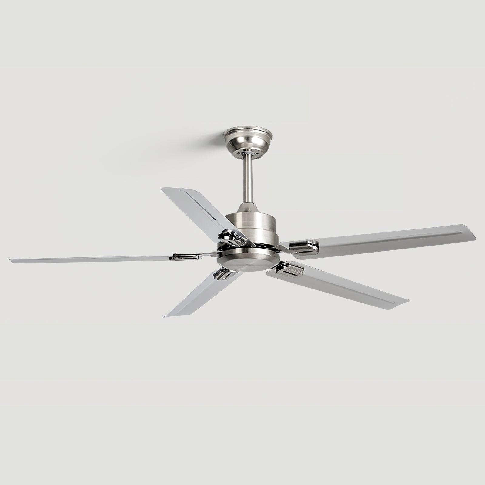 Modern Minimalist 52 Inch Metal Ceiling Fan for Living Rooms and Bedrooms