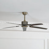 Modern Minimalist 52 Inch Metal Ceiling Fan for Living Rooms and Bedrooms