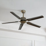 Modern Minimalist 52 Inch Metal Ceiling Fan for Living Rooms and Bedrooms