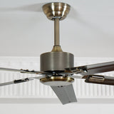 Modern Minimalist 52 Inch Metal Ceiling Fan for Living Rooms and Bedrooms