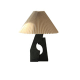 artistic-ruins-sculptural-resin-table-lamp-with-pleated-linen-shade-for-living-room