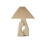 artistic-ruins-sculptural-resin-table-lamp-with-pleated-linen-shade-for-living-room