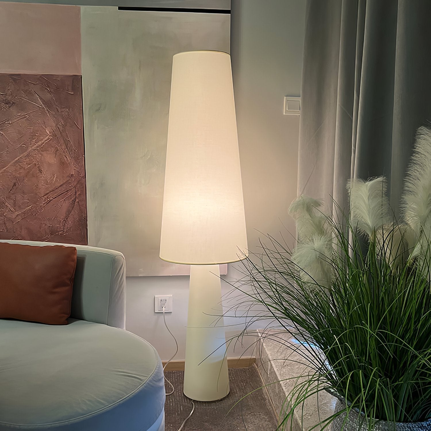 modern-ruma-fabric-floor-lamp-with-creamy-base-and-foot-switch-for-elegant-home-decor