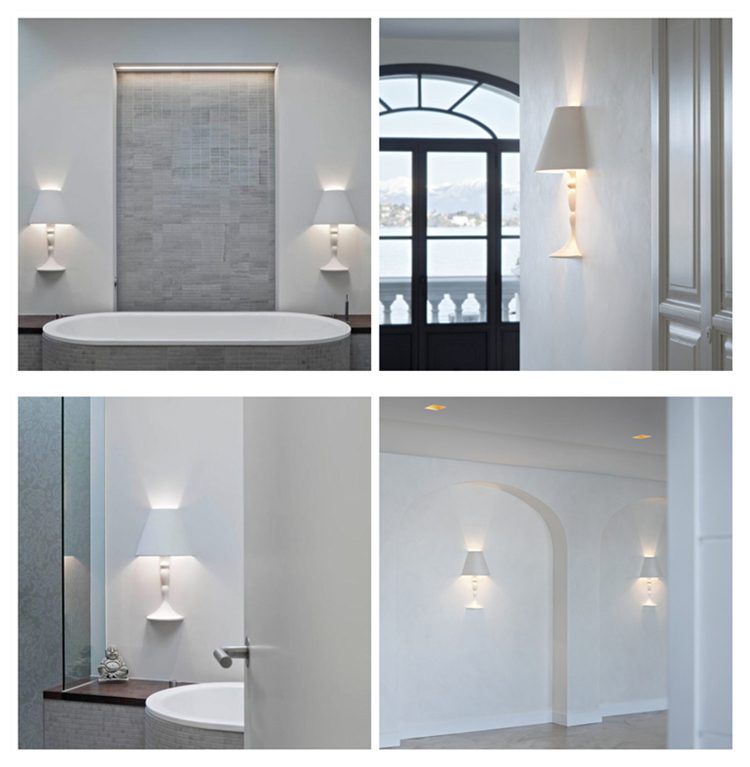 minimalist-recessed-white-plaster-style-led-wall-light-for-indoor-decor