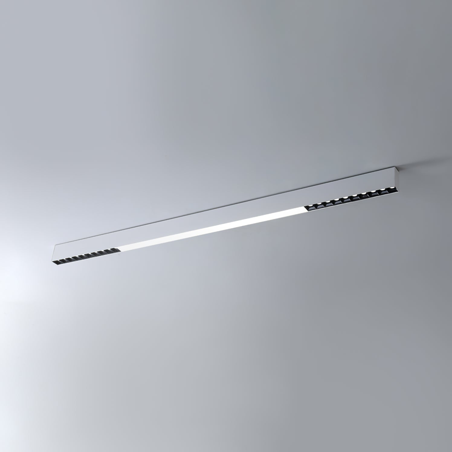Modern Linear Magnetic Floating LED Ceiling Light with Minimalist Aluminum Design