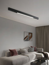 Modern Linear Magnetic Floating LED Ceiling Light with Minimalist Aluminum Design