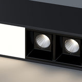 Modern Linear Magnetic Floating LED Ceiling Light with Minimalist Aluminum Design