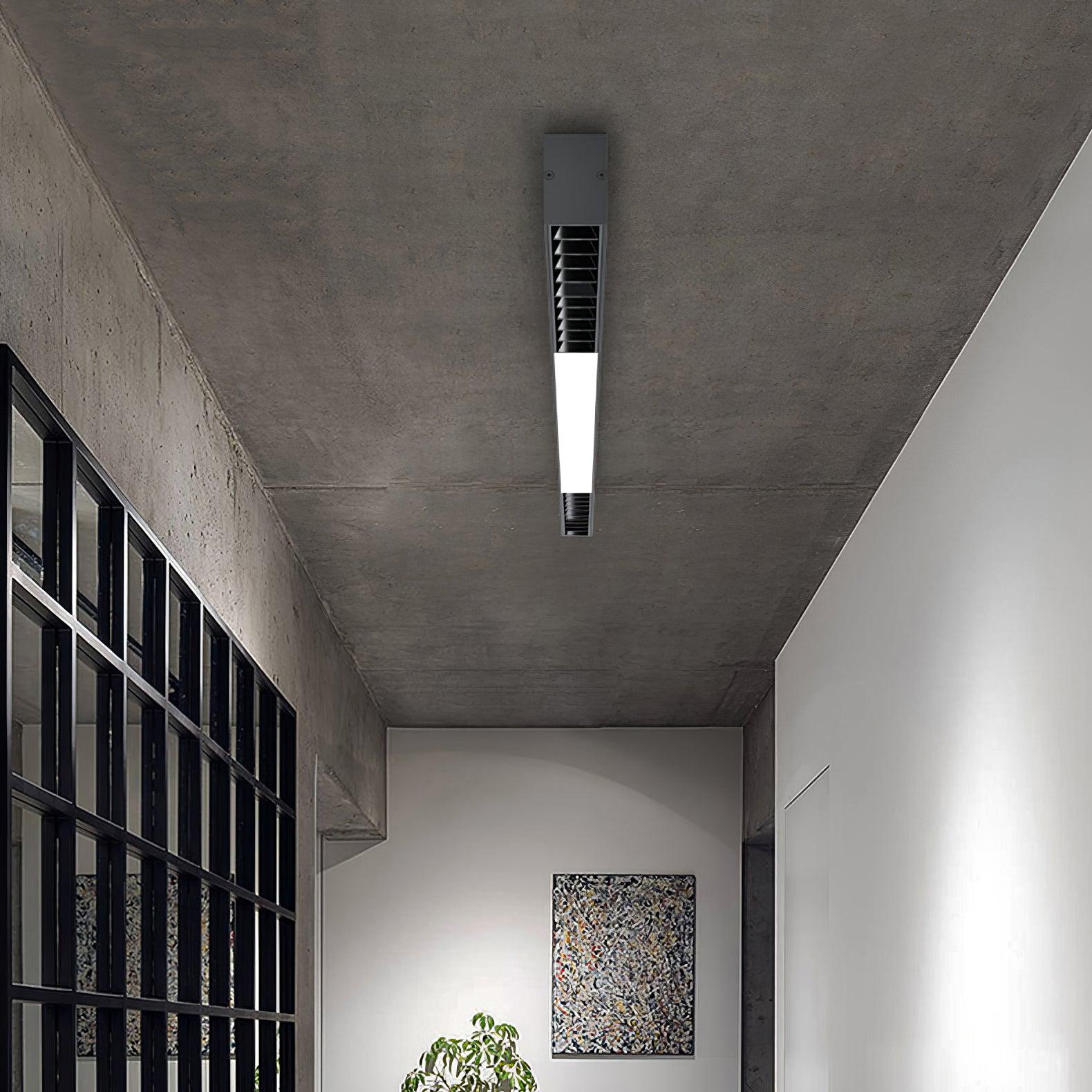 Modern Linear Magnetic Floating LED Ceiling Light with Minimalist Aluminum Design