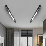 Modern Linear Magnetic Floating LED Ceiling Light with Minimalist Aluminum Design