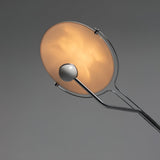 Salocchi Modern Arched Marble Floor Lamp with Integrated LED Standing Lighting for Indoor Spaces