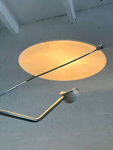 Salocchi Modern Arched Marble Floor Lamp with Integrated LED Standing Lighting for Indoor Spaces