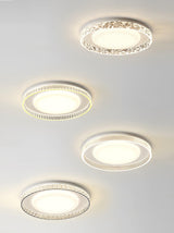 Modern Round LED Flush Mount Ceiling Light with Adjustable Color Temperature 19.7 Inch