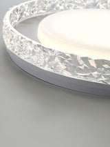 Modern Round LED Flush Mount Ceiling Light with Adjustable Color Temperature 19.7 Inch