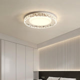 Modern Round LED Flush Mount Ceiling Light with Adjustable Color Temperature 19.7 Inch