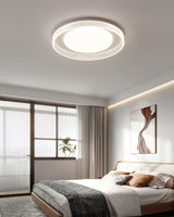 Modern Round LED Flush Mount Ceiling Light with Adjustable Color Temperature 19.7 Inch
