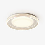 Modern Round LED Flush Mount Ceiling Light with Adjustable Color Temperature 19.7 Inch