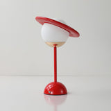 Modern Saturn Planet Geometric LED Table Lamp with Spherical Glass Diffuser