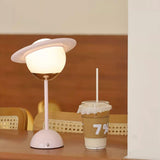 Modern Saturn Planet Geometric LED Table Lamp with Spherical Glass Diffuser