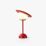 Modern Saturn Planet Geometric LED Table Lamp with Spherical Glass Diffuser