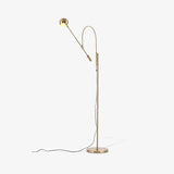 Modern Scandinavian Gold Floor Lamp for Ambient Living Room and Bedroom Lighting
