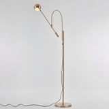 Modern Scandinavian Gold Floor Lamp for Ambient Living Room and Bedroom Lighting